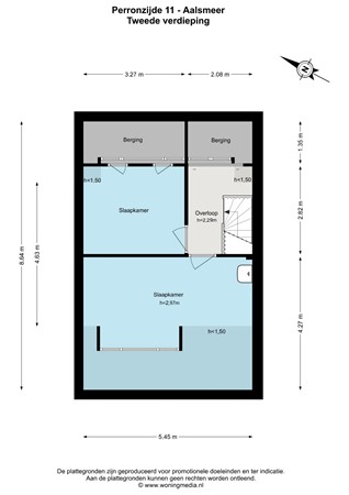 Floorplan - Perronzijde 11, 1431 LE Aalsmeer
